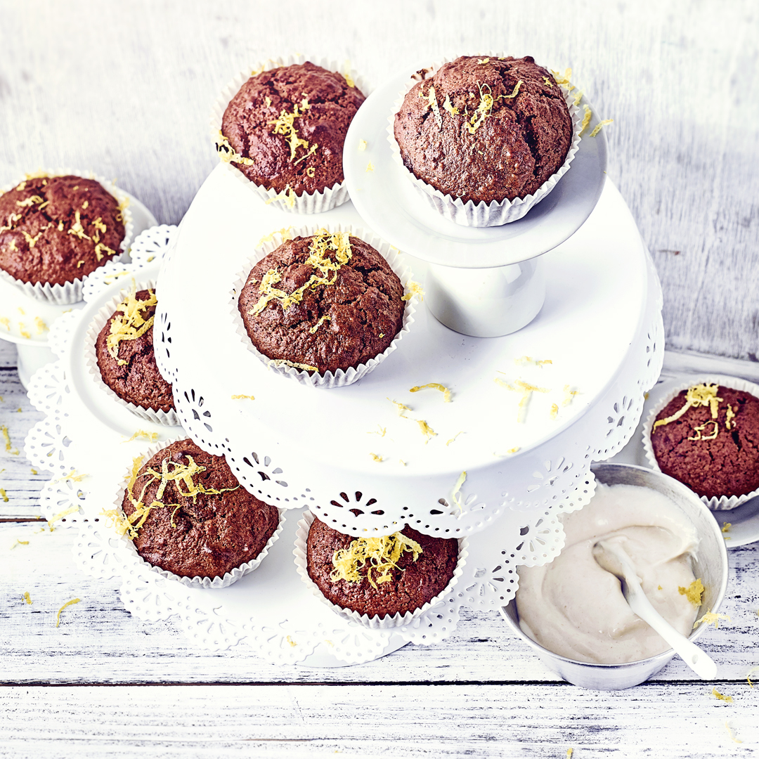 Bananen Dattel Muffins