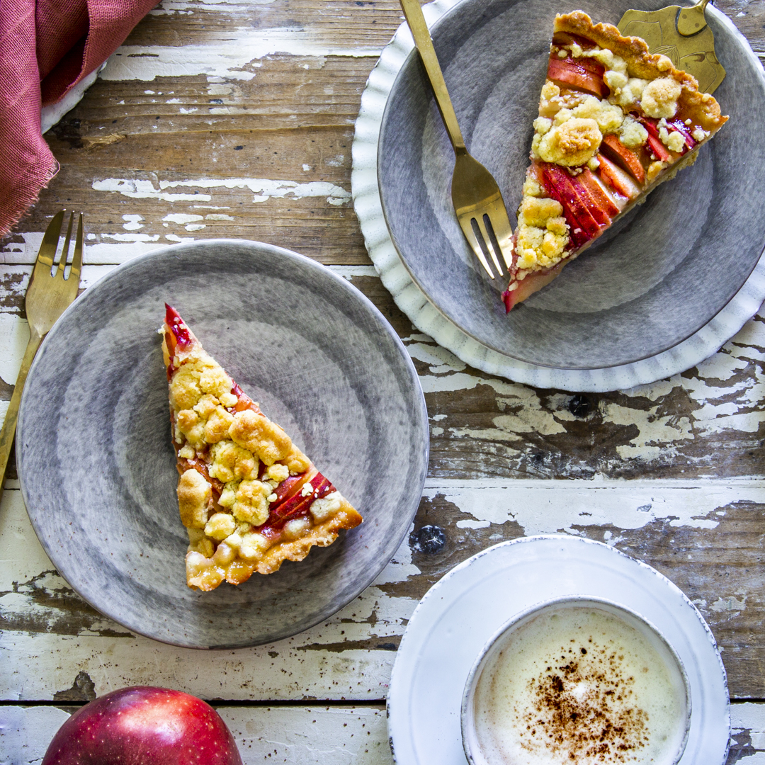 Apfelkuchen mit Streuseln