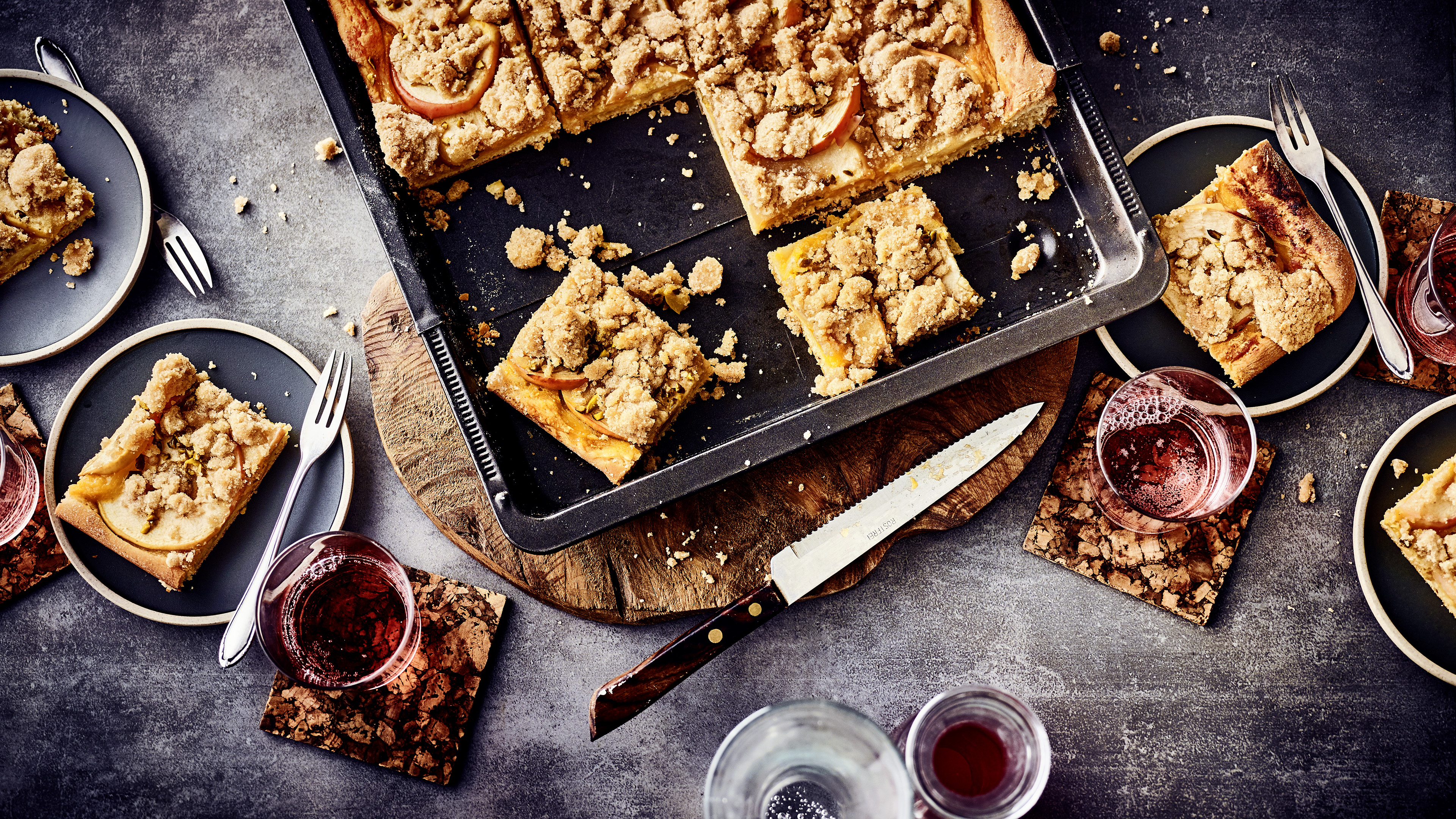 Apfelkuchen vom Blech