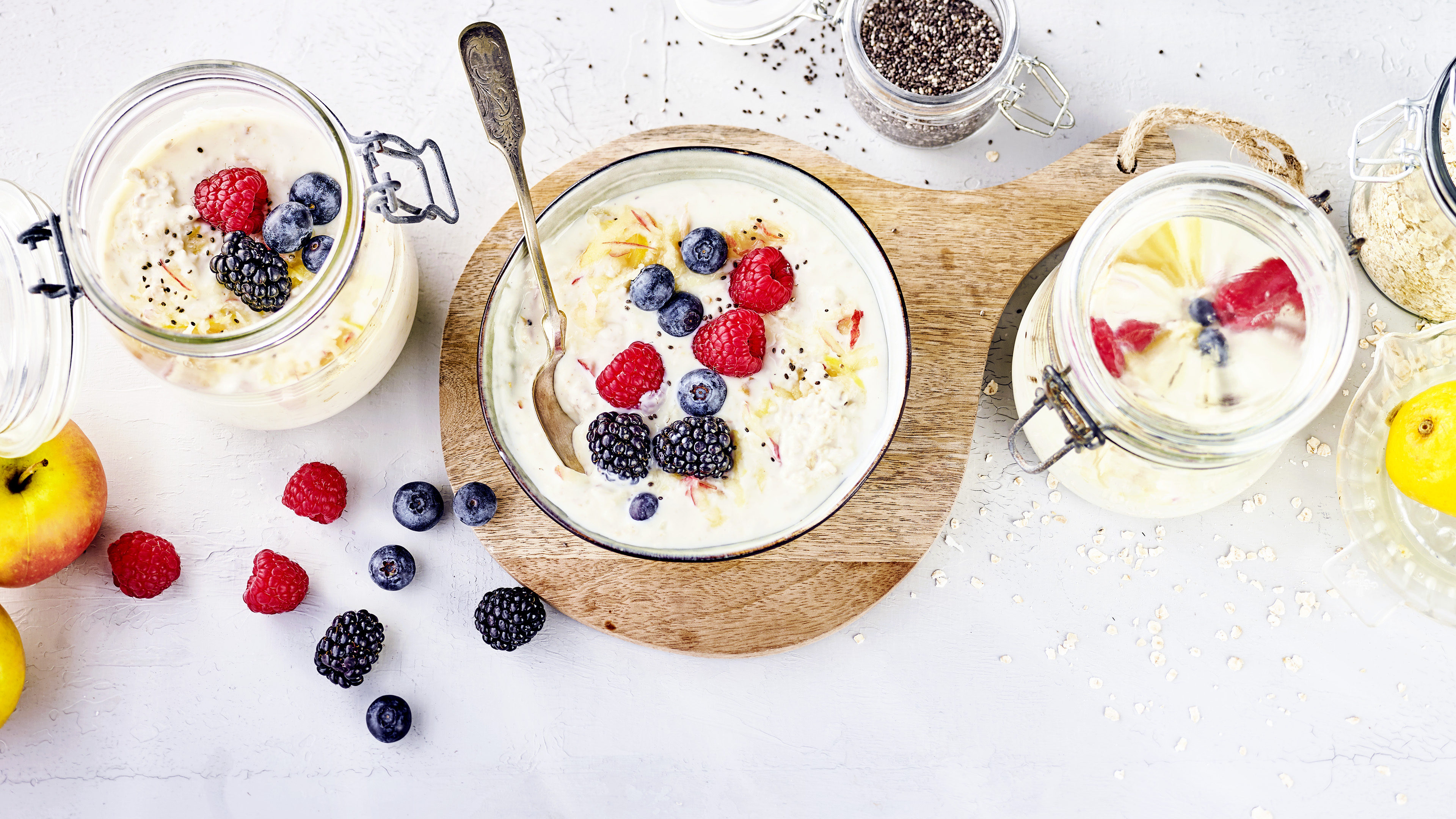 Bircher Müsli mit Beeren 