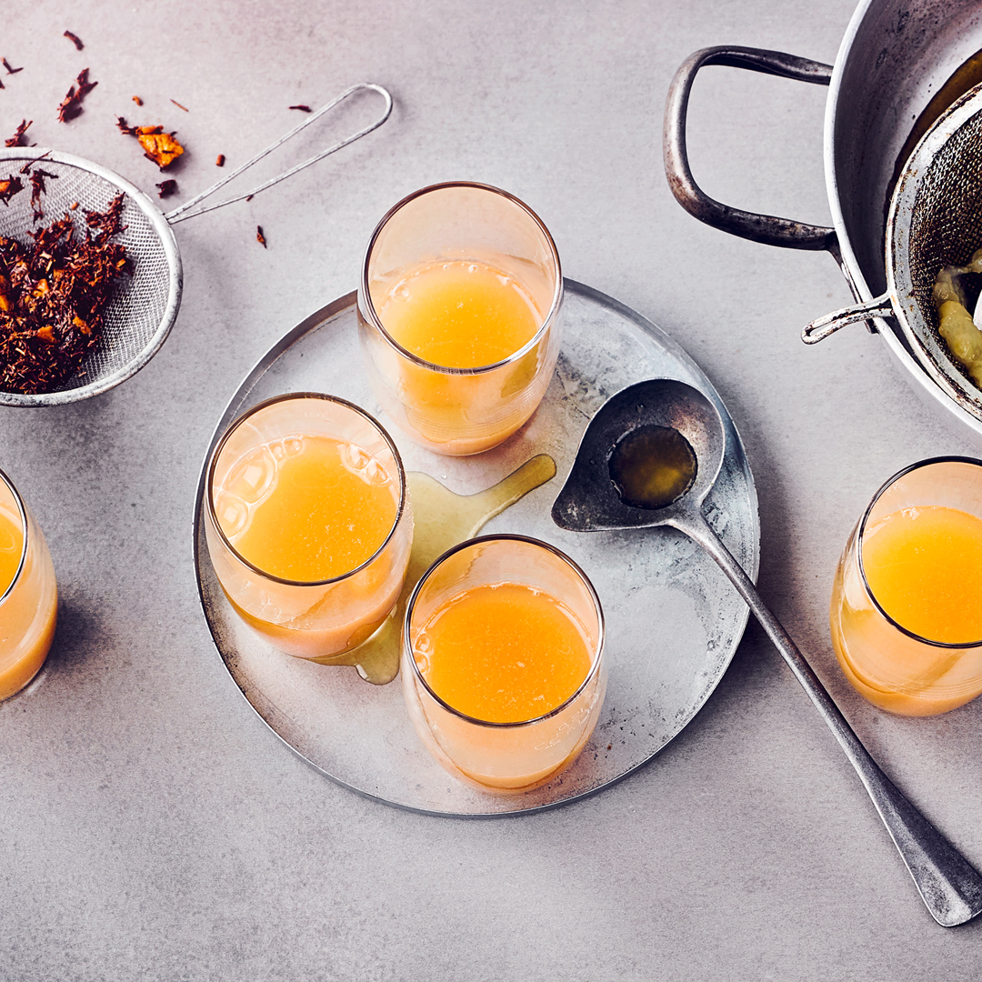 EDEKA Rezept Birnen-Rooibos-Saft