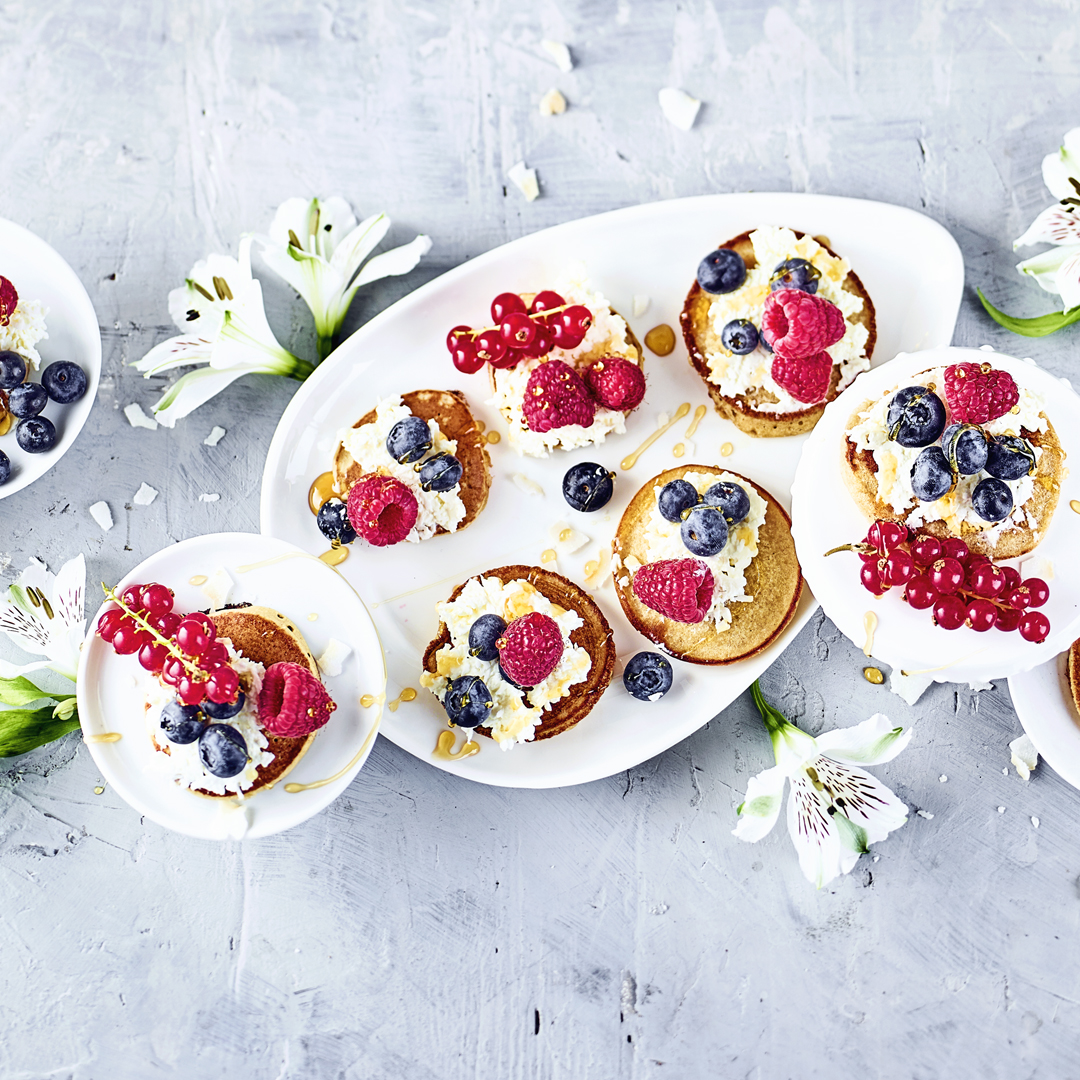 Blini mit Beeren