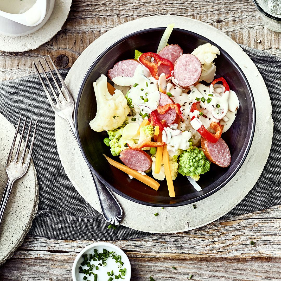 Blumenkohl-Romanesco-Salat