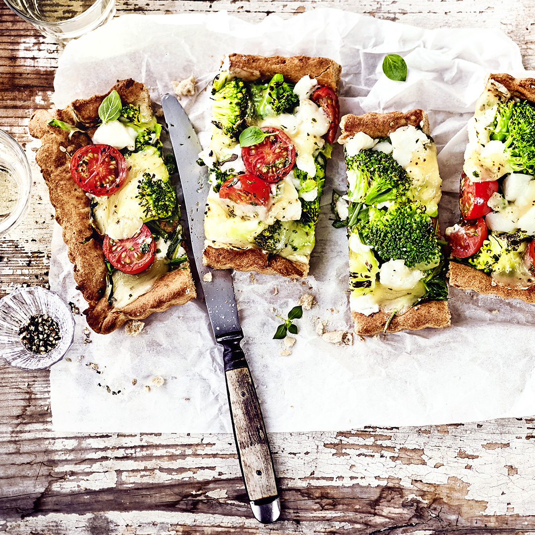 Brokkoli-Rucola-Quiche