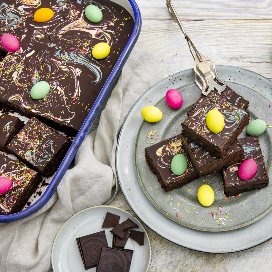 Chocolate Bark Brownies