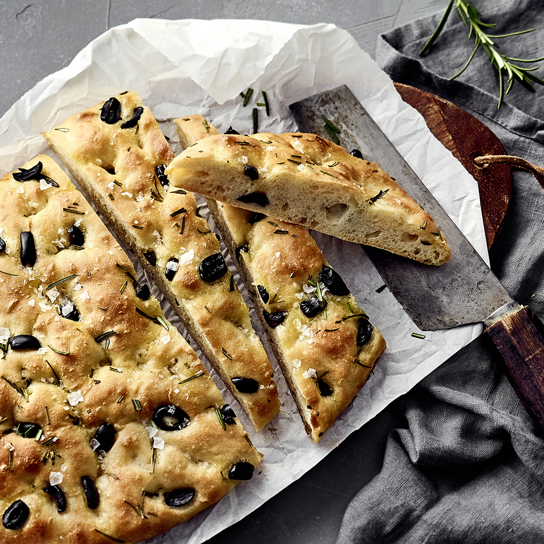 Dinkel-Foccacia