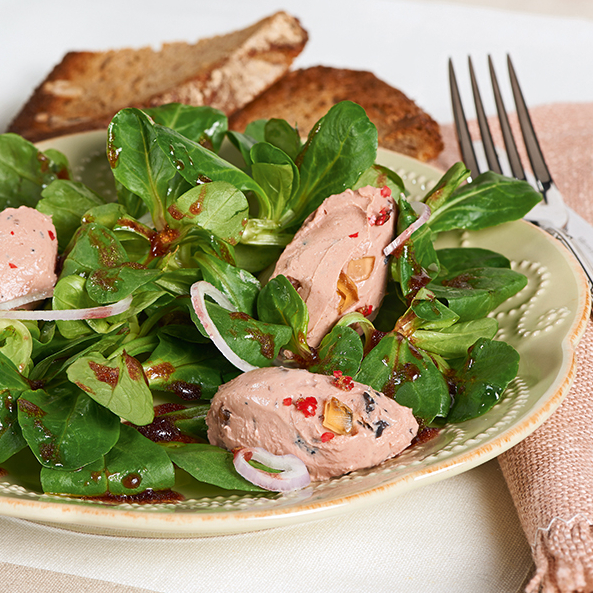 Feldsalat mit Trüffelnocken