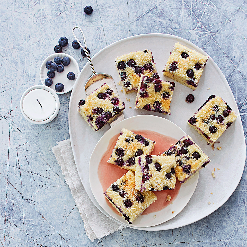 Heidelbeer-Kokos-Kuchen