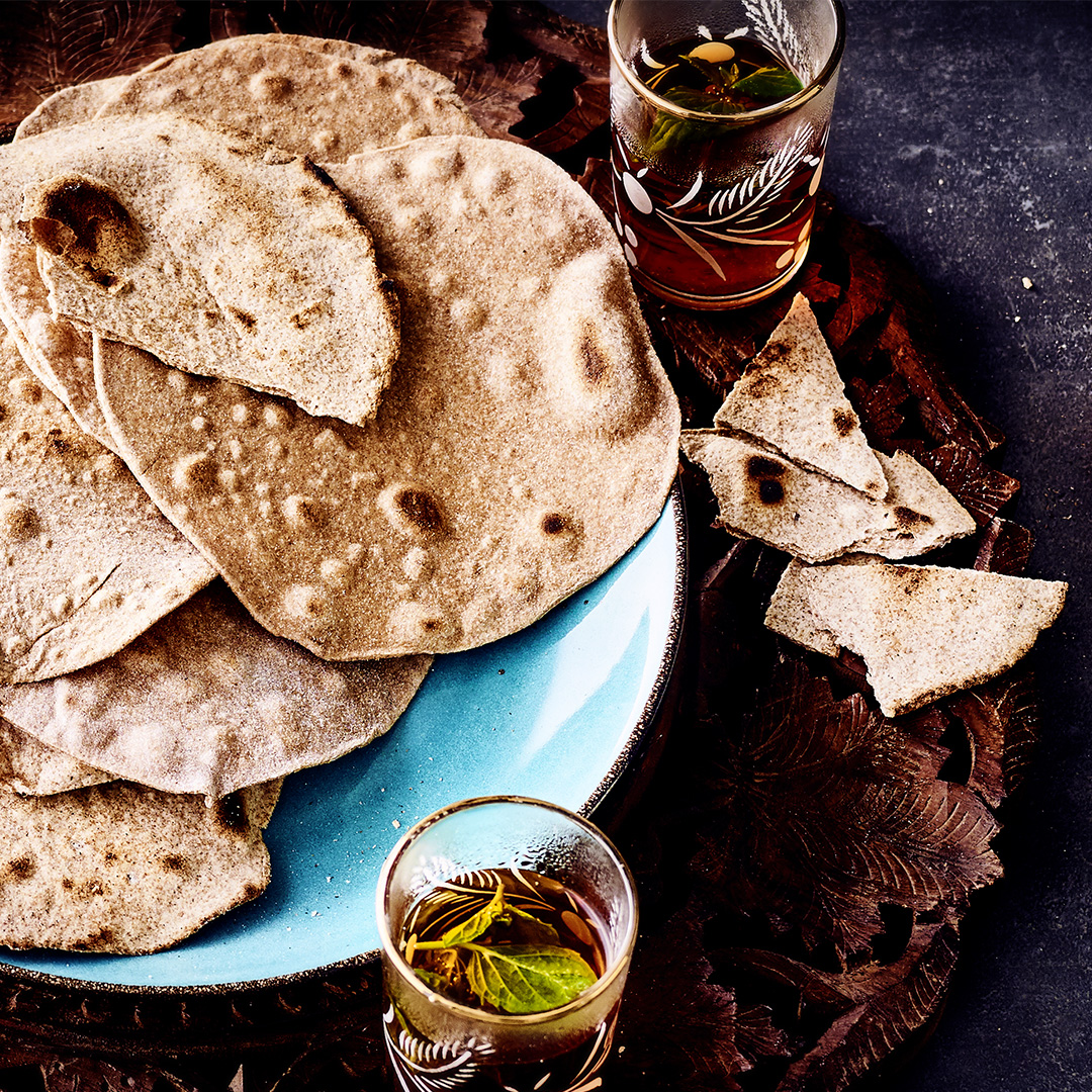 Indisches Fladenbrot Chapati 