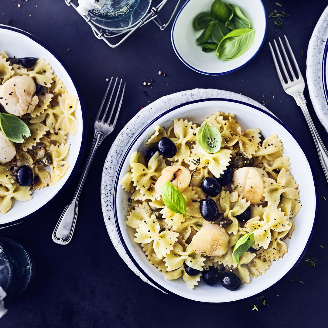 EDEKA Jakobsmuscheln mit Pasta