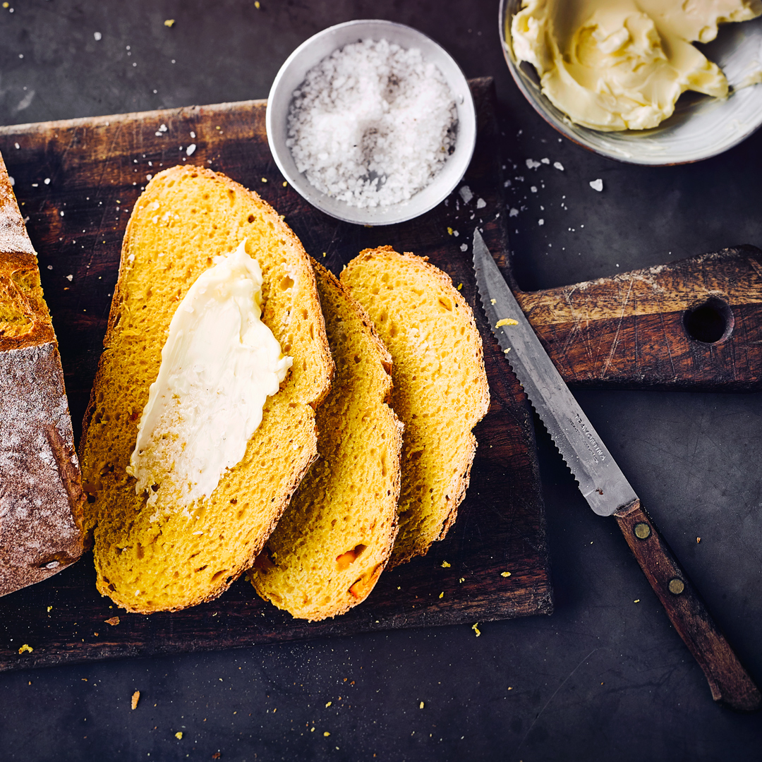 Pikant und saftiges Kürbisbrot