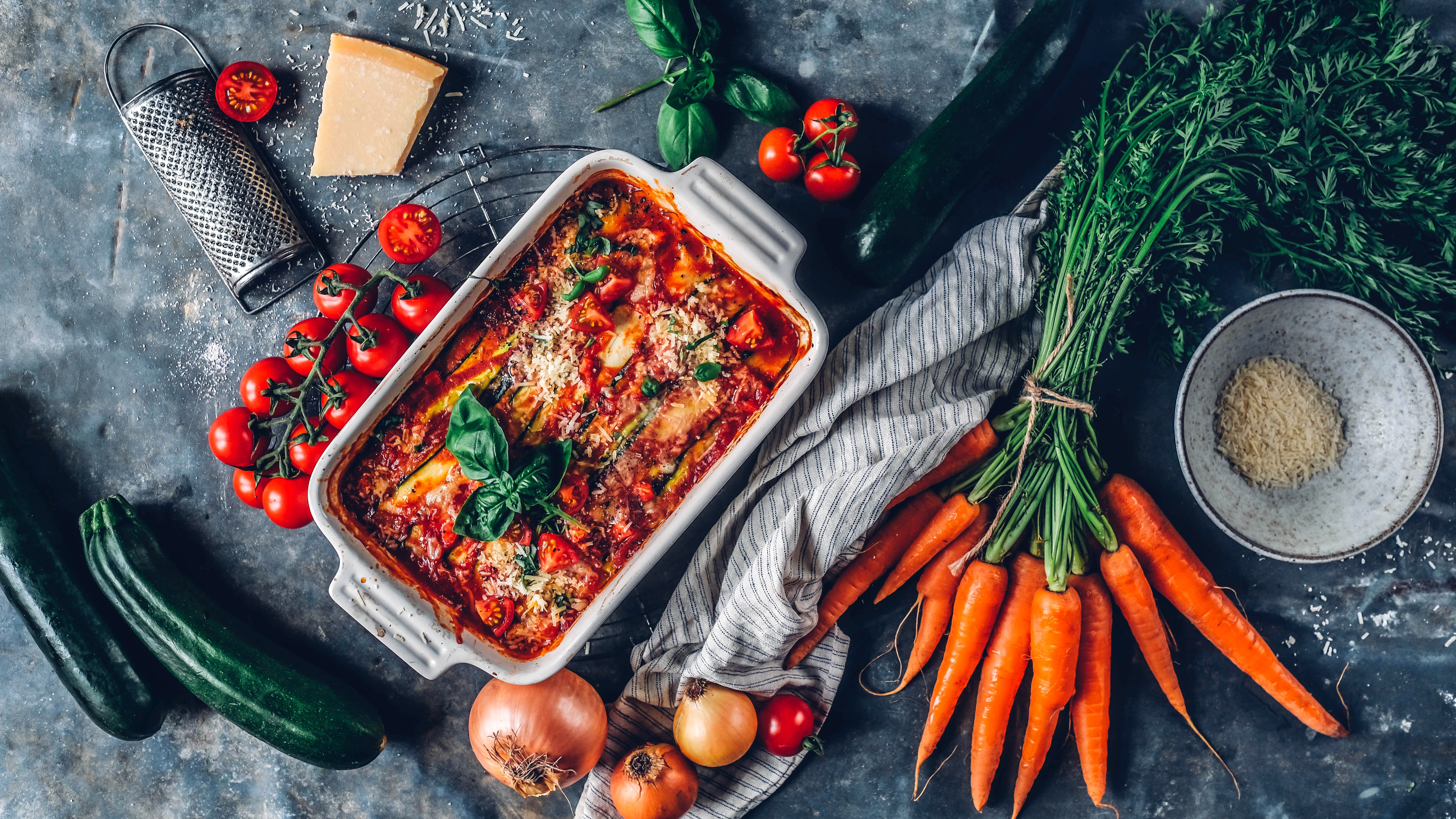 Low-Carb-Lasagne mit Zucchini