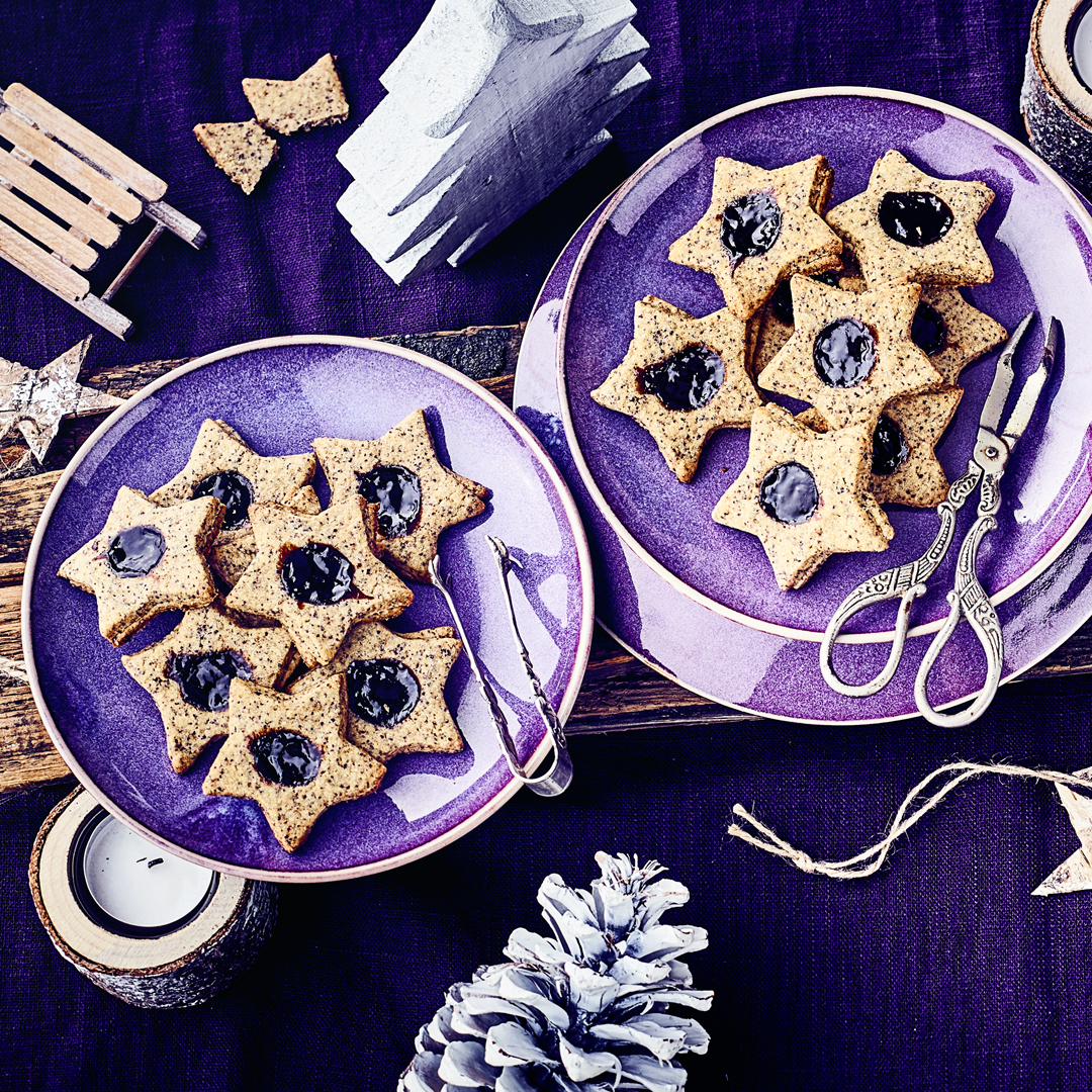 EDEKA Mohnplätzchen mit Pflaumenfüllung