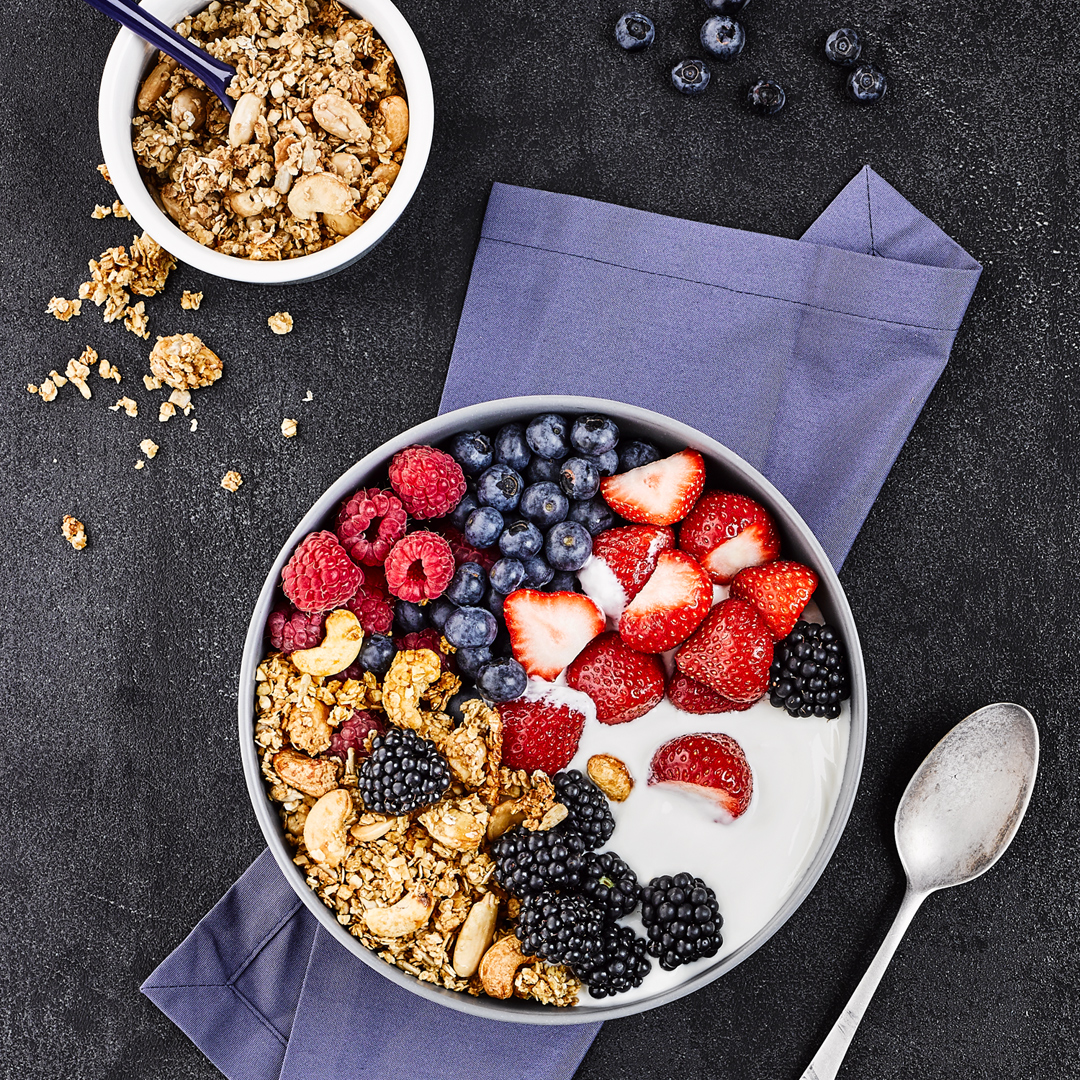 Müsli-Bowl mit Beeren