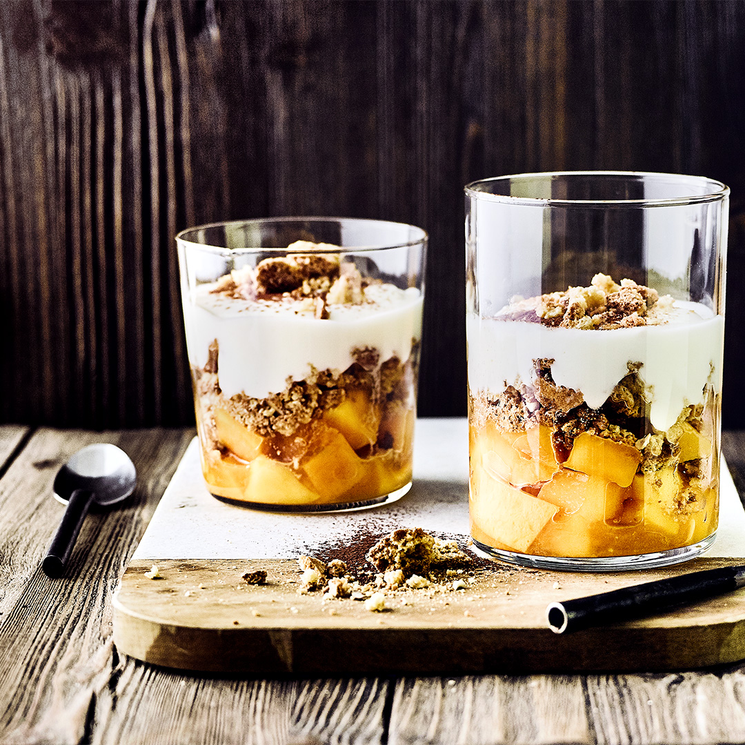 Orangen-Mango-Trifle