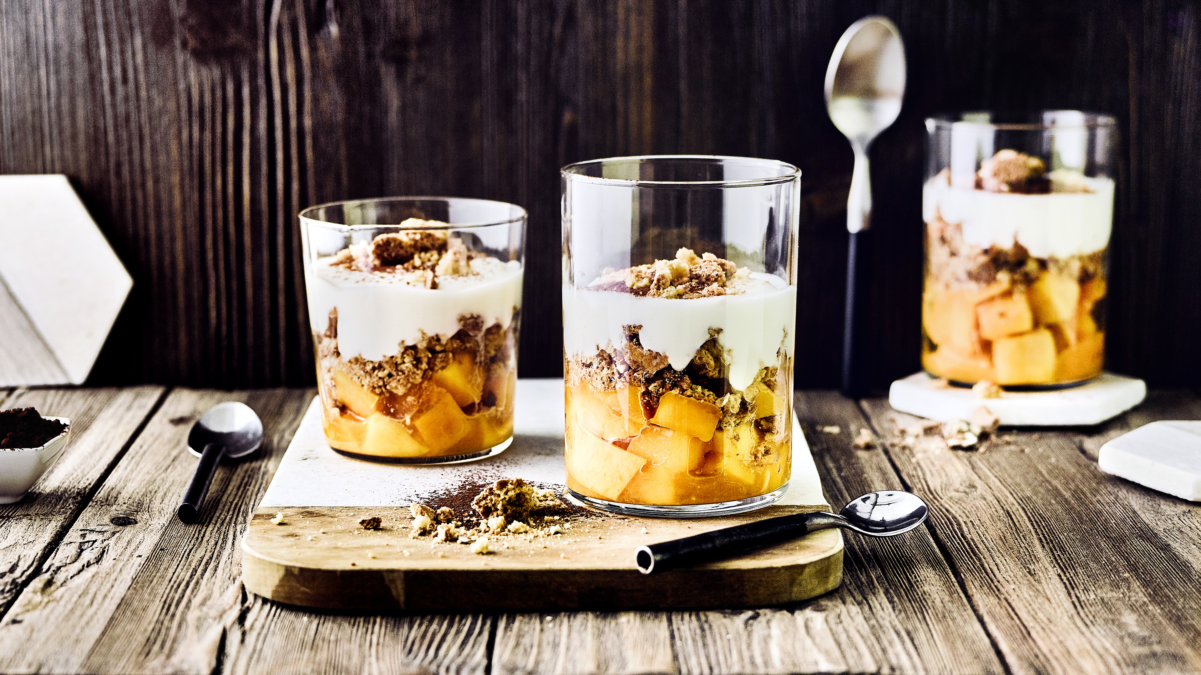 Orangen-Mango-Triffle