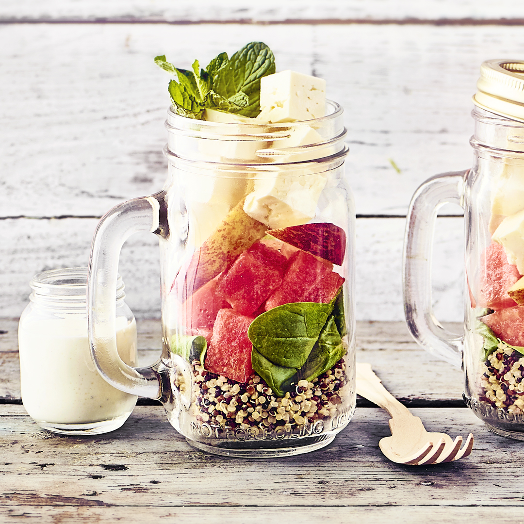 Quinoa-Wassermelonen-Salat