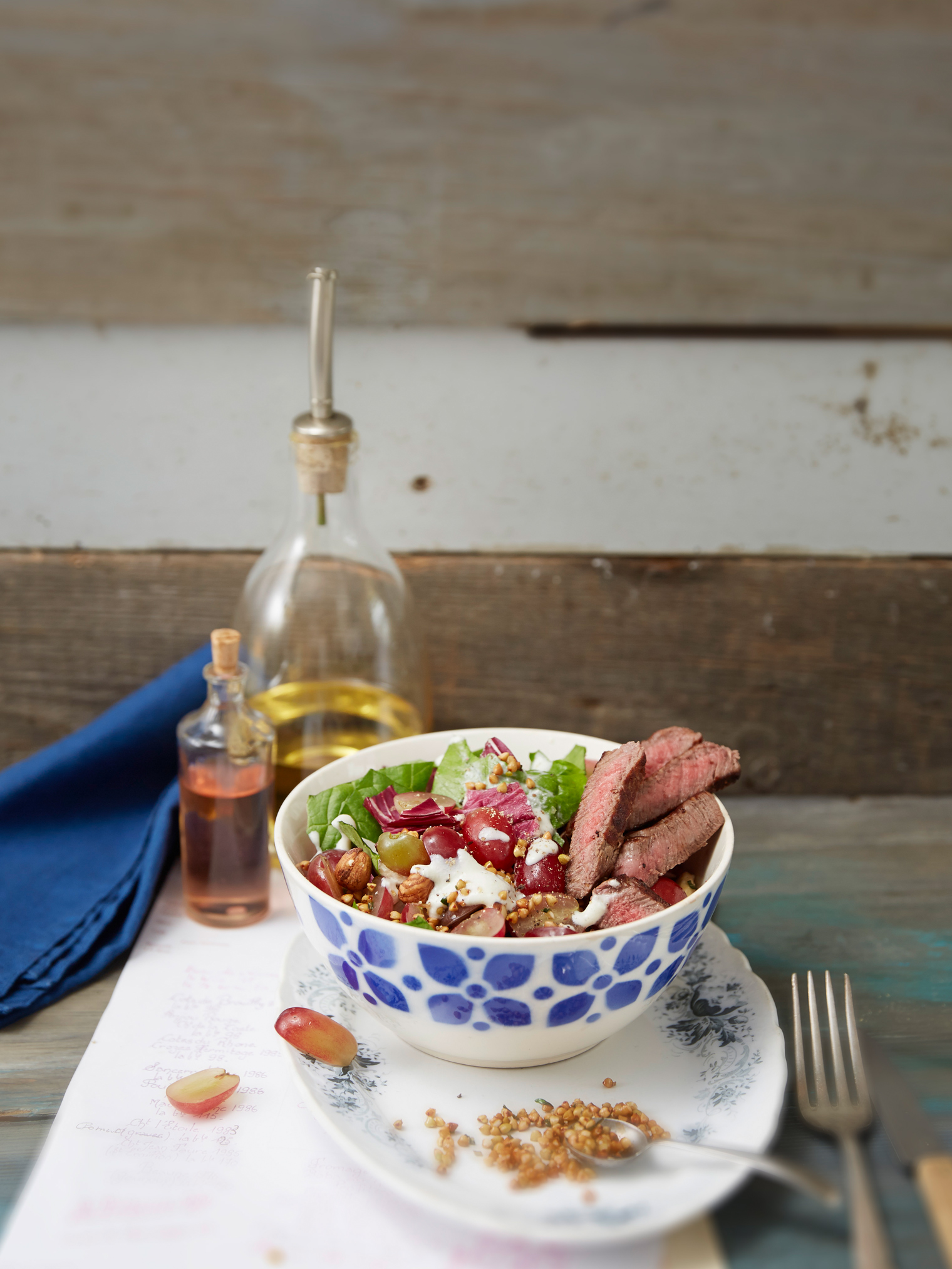 Römersalat mit Steakstreifen