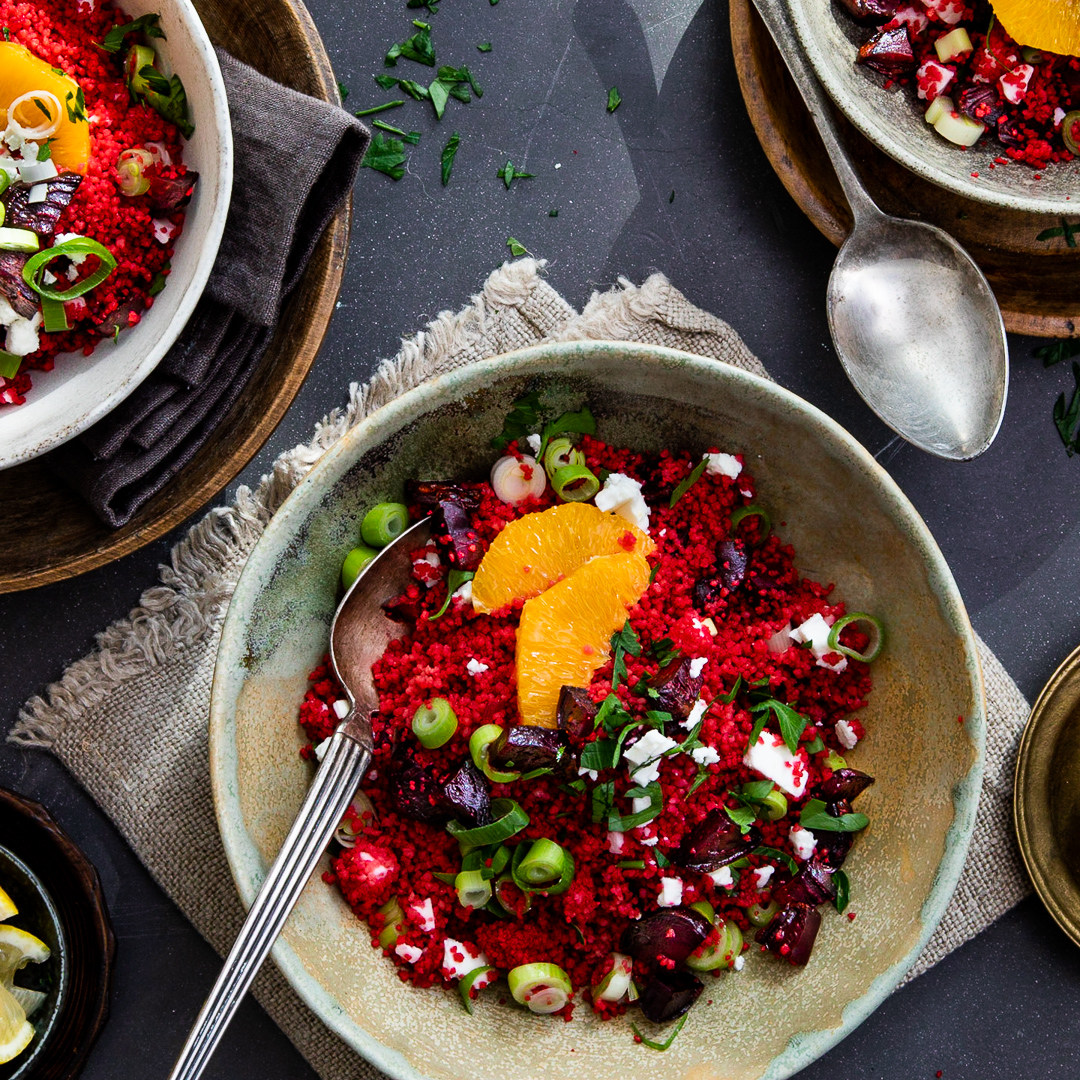 Rote-Bete-Couscous