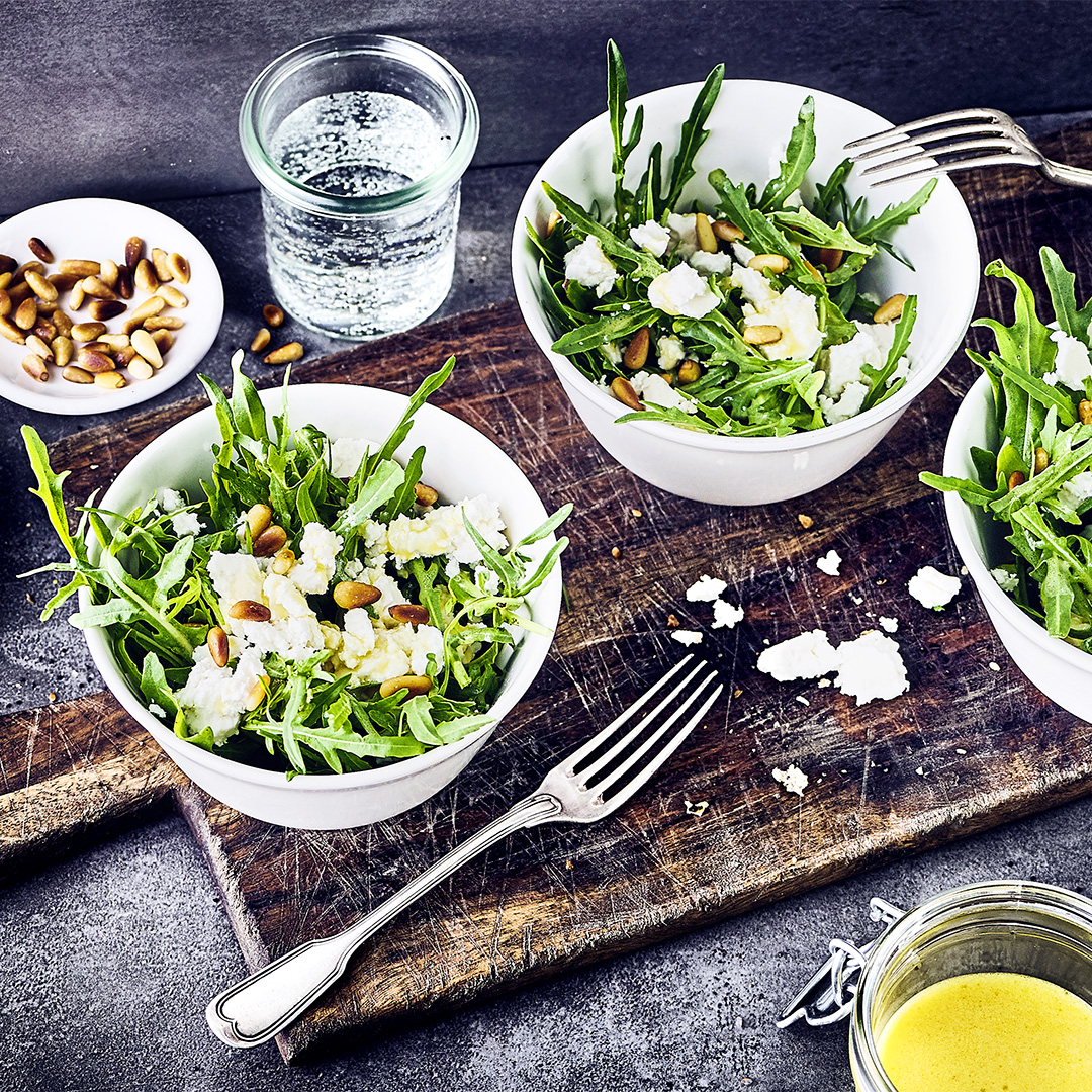 Rucola-Salat-mit-Senfsauce