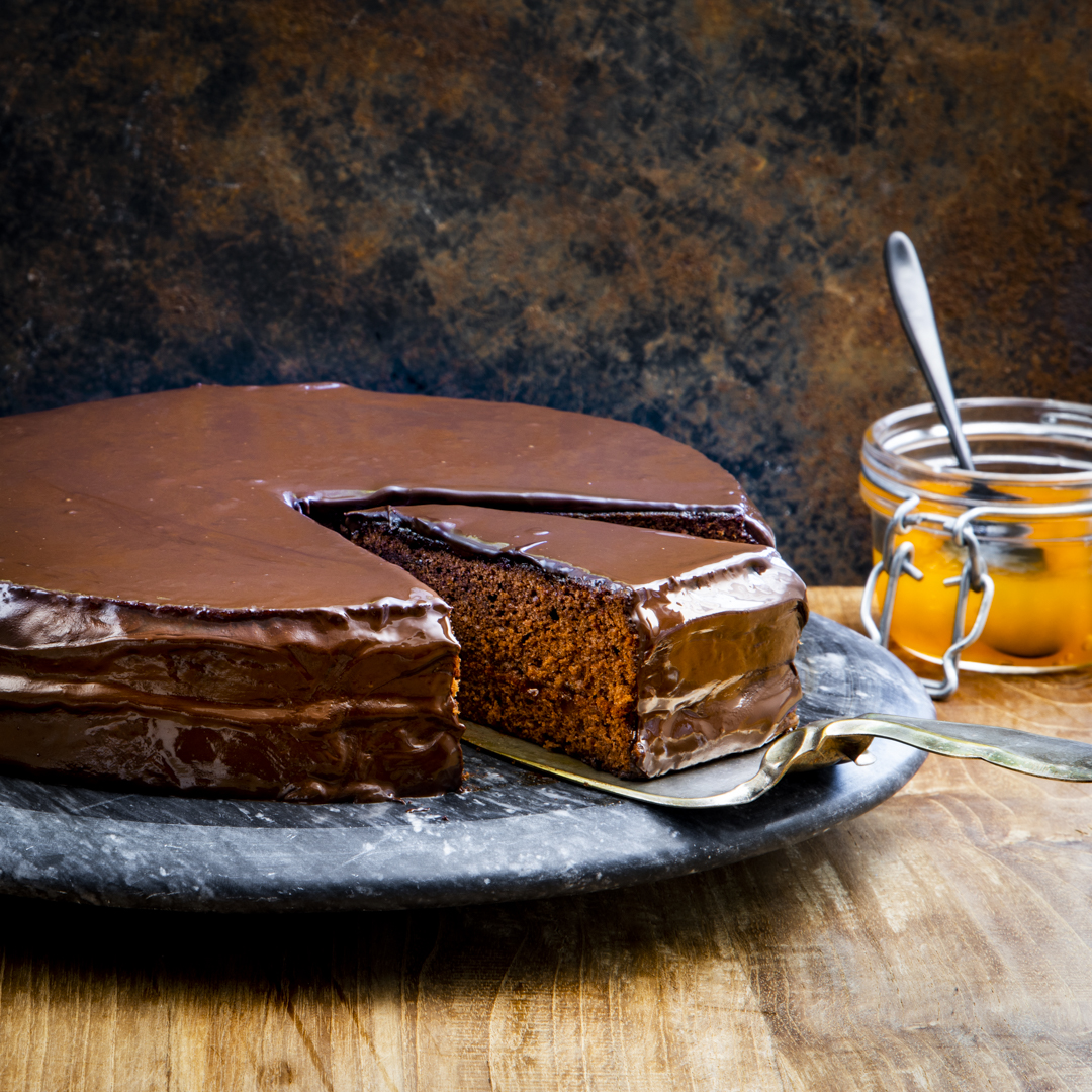 Sachertorte mit Guss