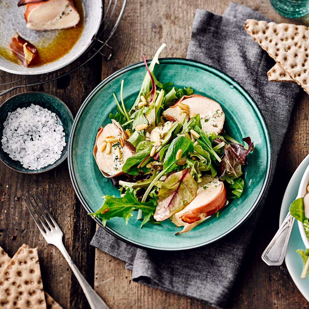 Salat mit Hähnchenbrust