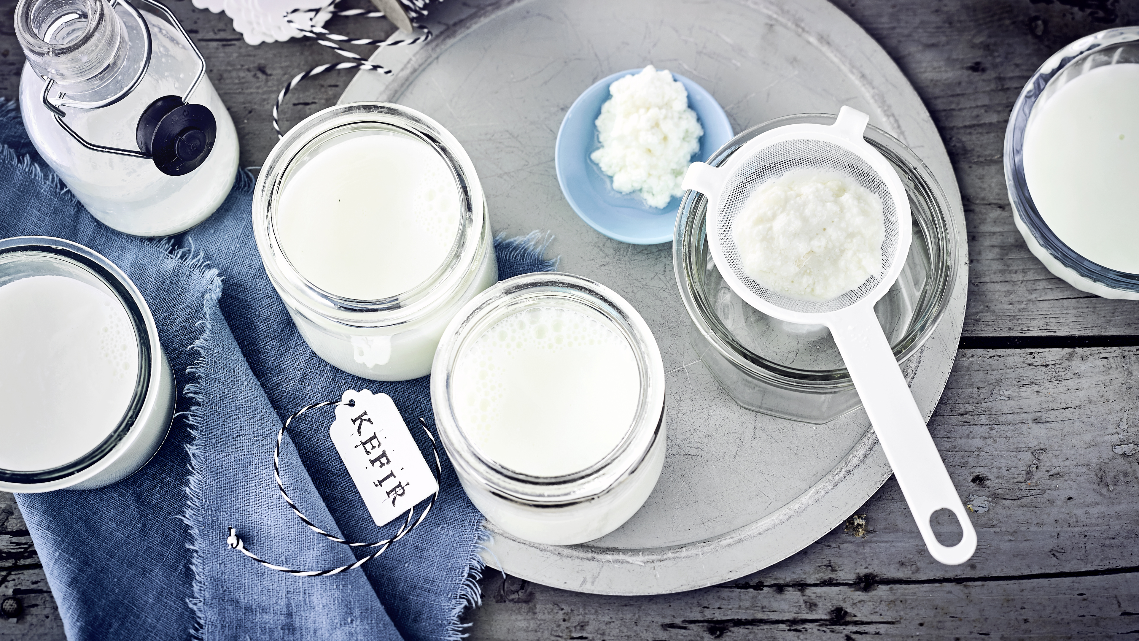 Selbstgemachter Kefir