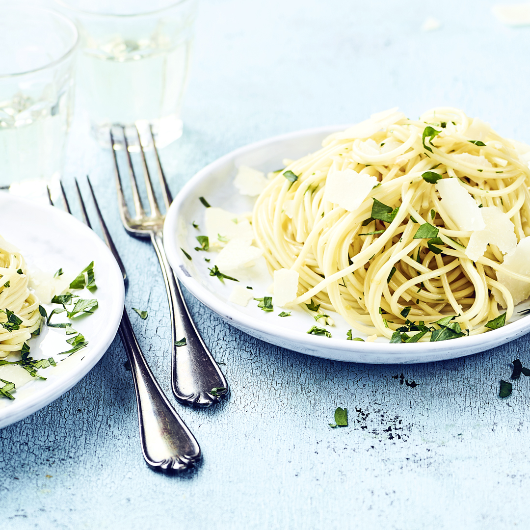 Entdecken Sie unser Rezept für Spaghetti aglio olio