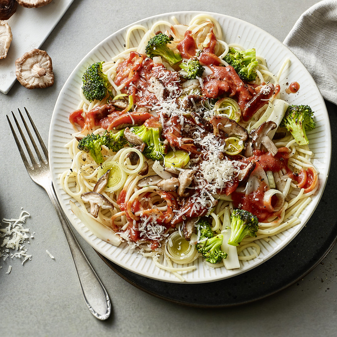 Spaghetti mit Gemüse