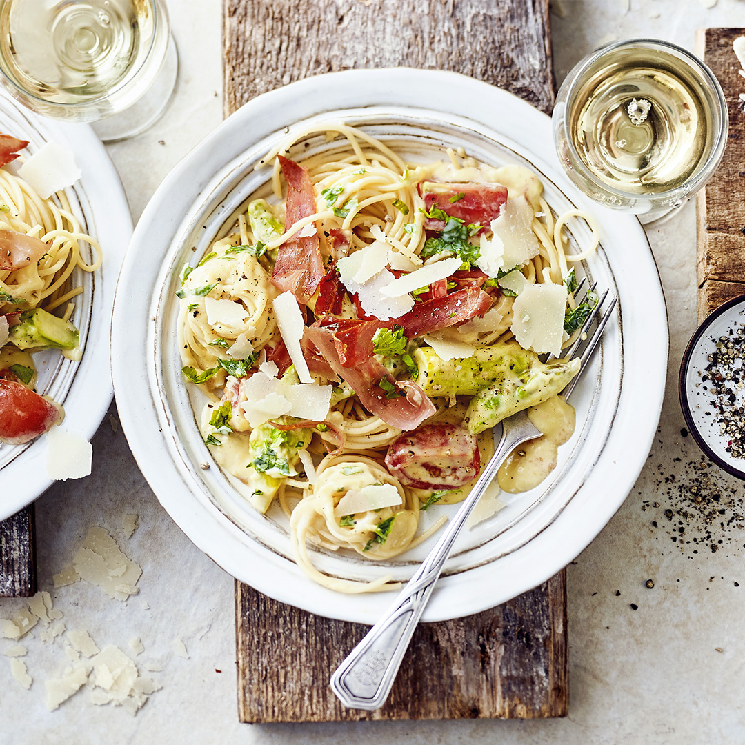 Ein tolles Spaghetti-Rezept für den Frühling.