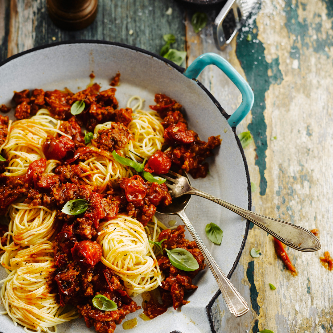 Spaghetti mit Hackfleisch