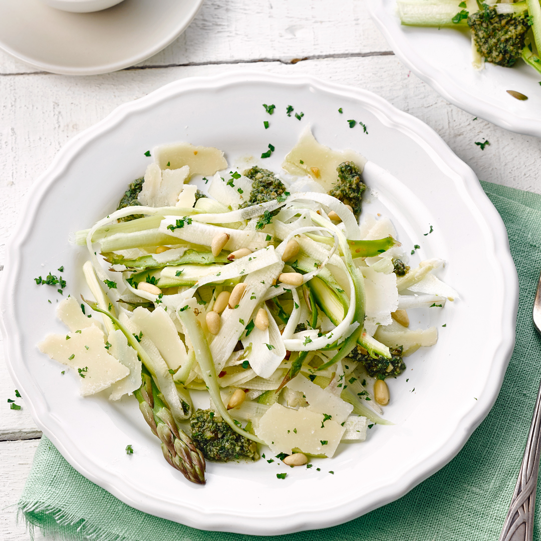 Spargel Tagliatelle