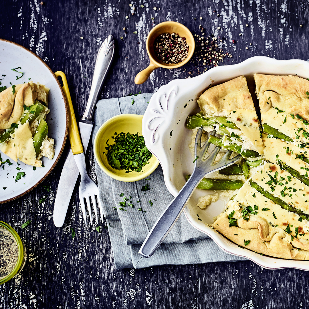 Spargel-Quiche