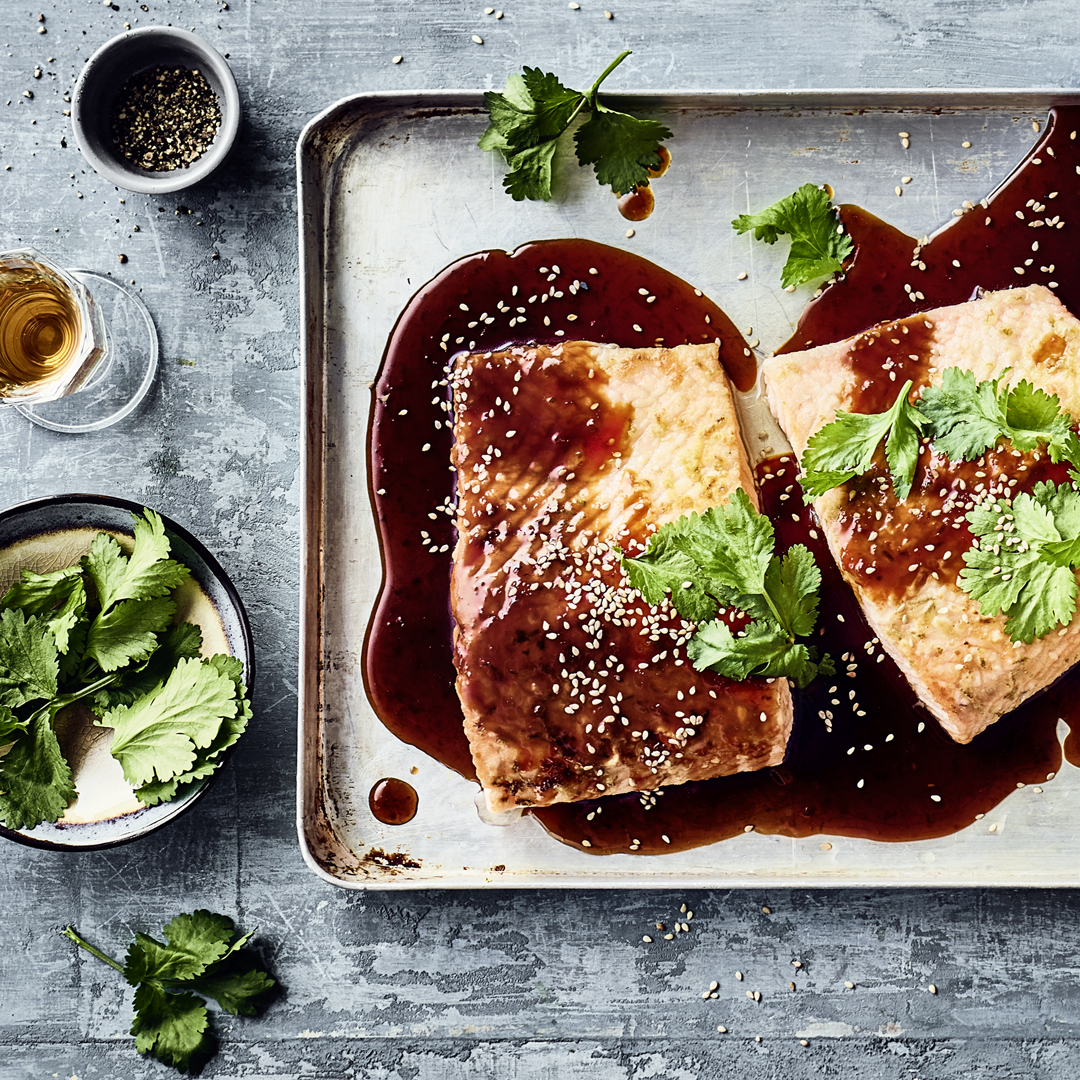 Teriyaki-Lachs