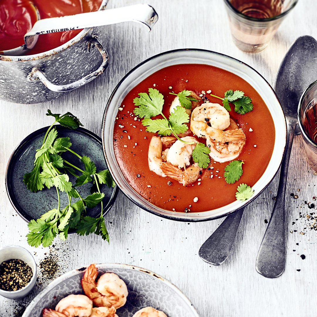 Tomaten-Kokos-Suppe