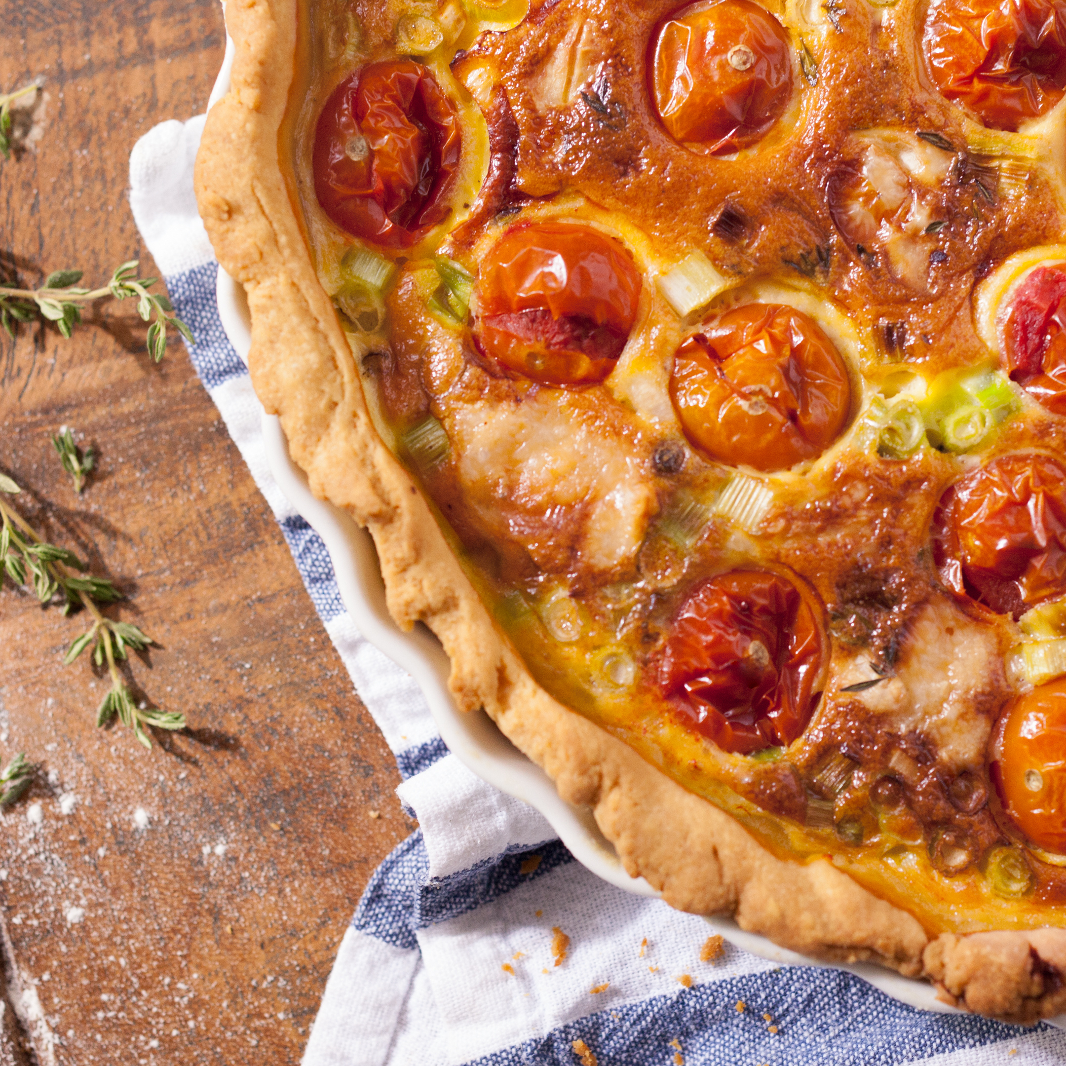 Tomaten-Quiche-Rezept 