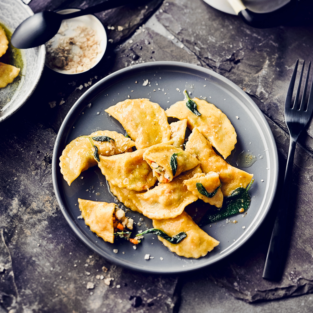 Tortelloni mit Pangasius 