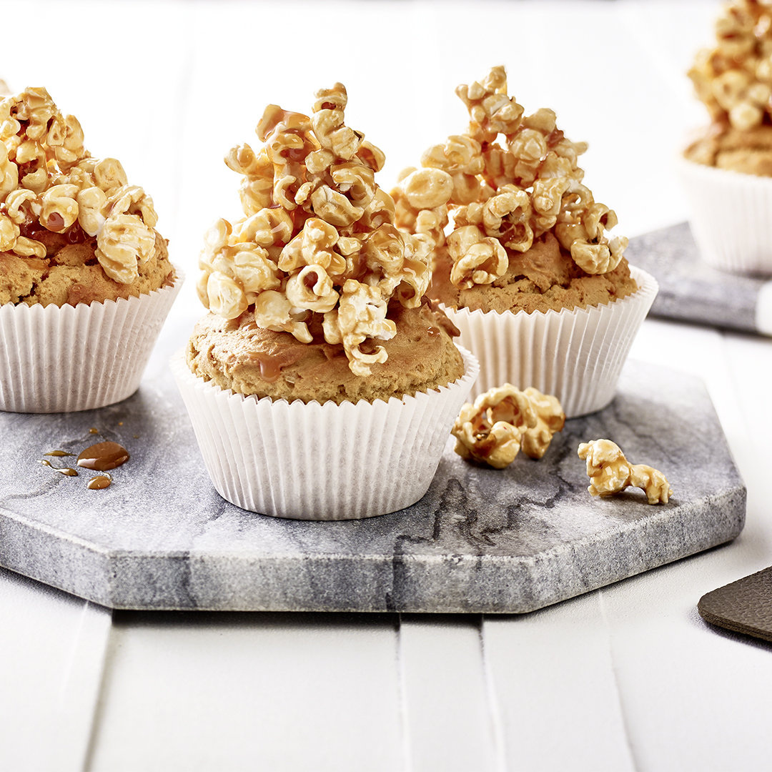 ´Vegane Karamell-Popcorn Muffins