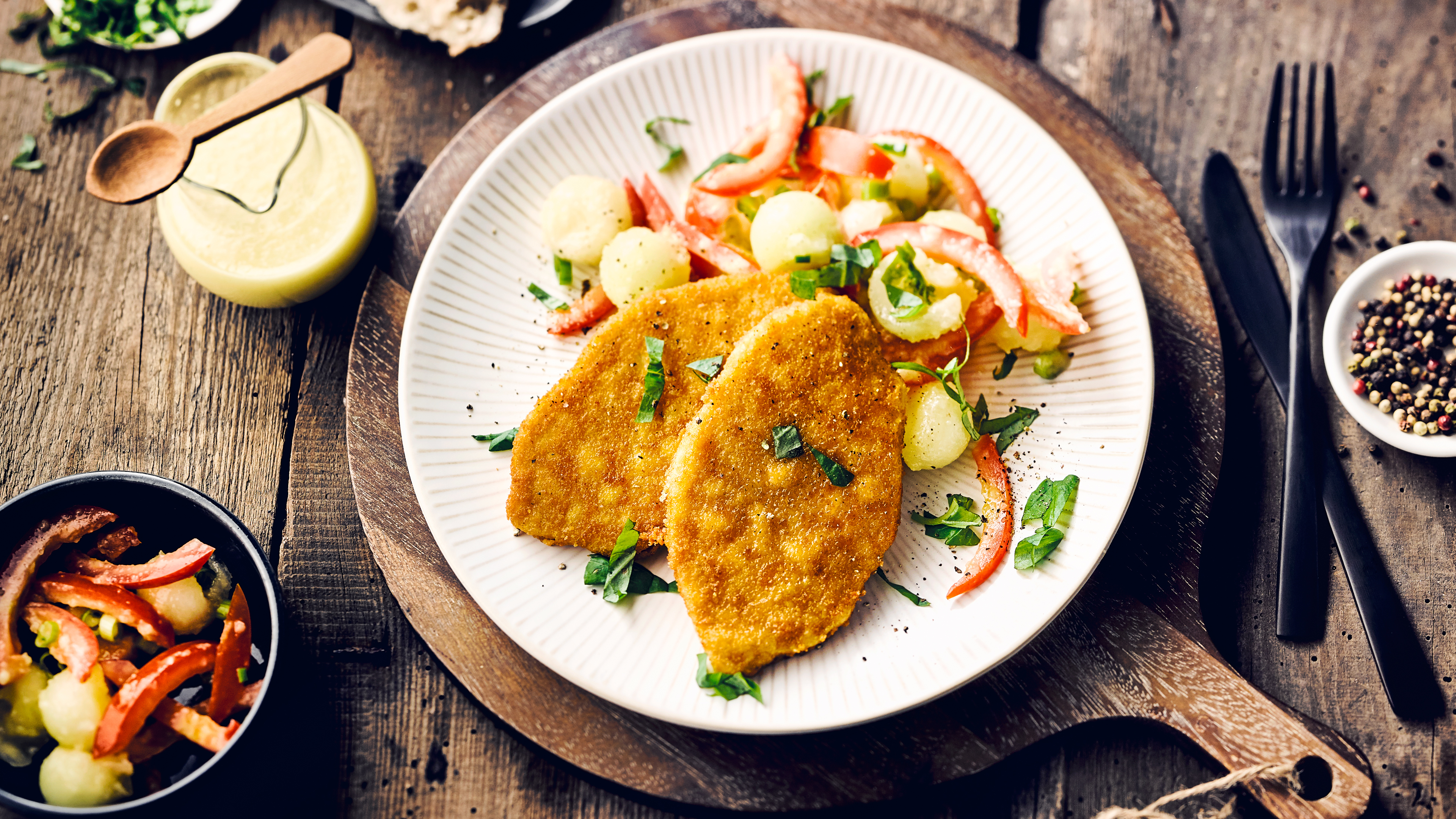 Vegetarisches Schnitzel