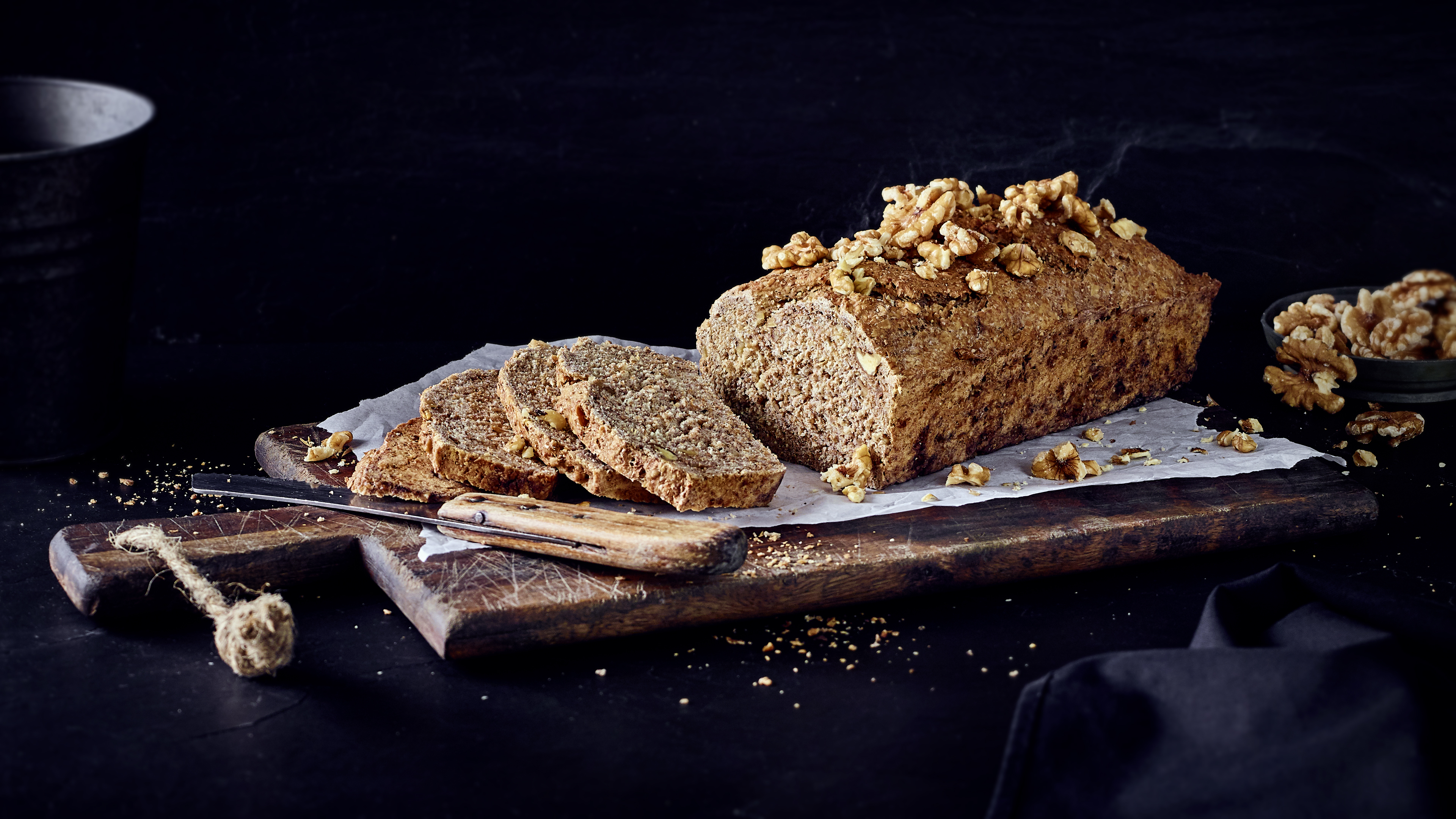 Vollkornbrot schmeck einfach als Butterbrot oder üppig belegt. 