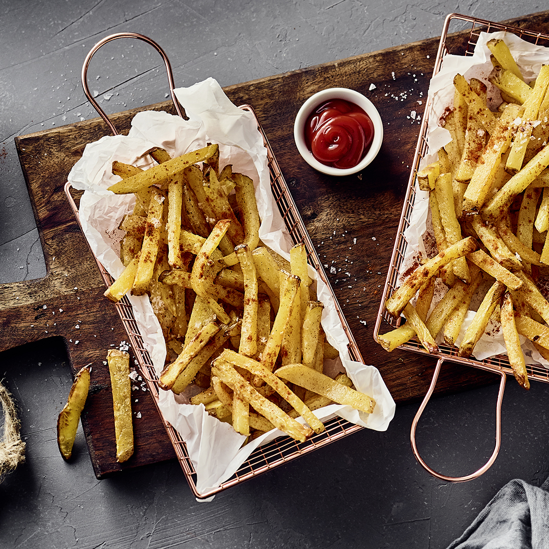 Pommes-Frites aus der Heissluftfritteuse