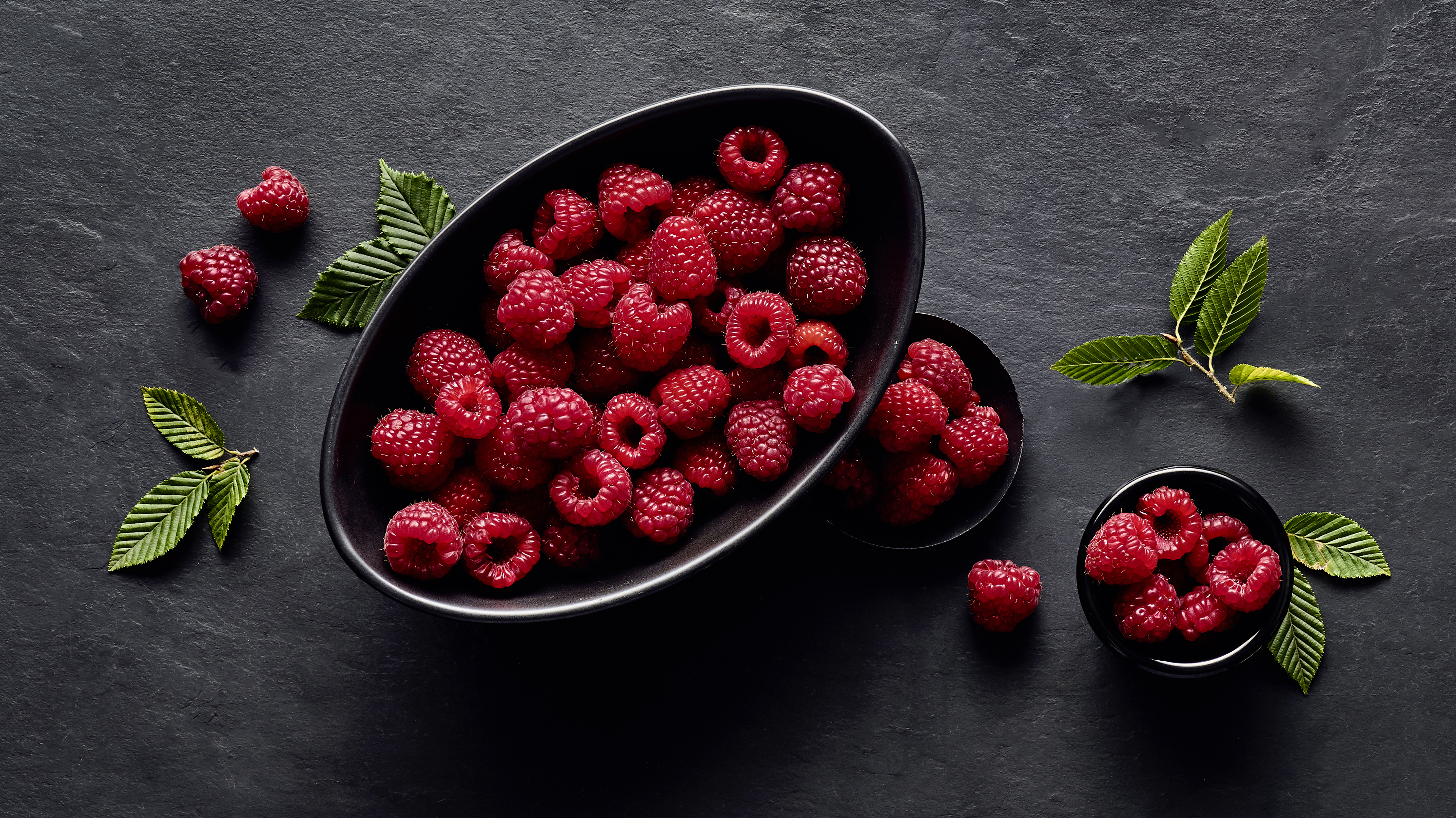 Himbeeren sind extrem druckempfindlich. 