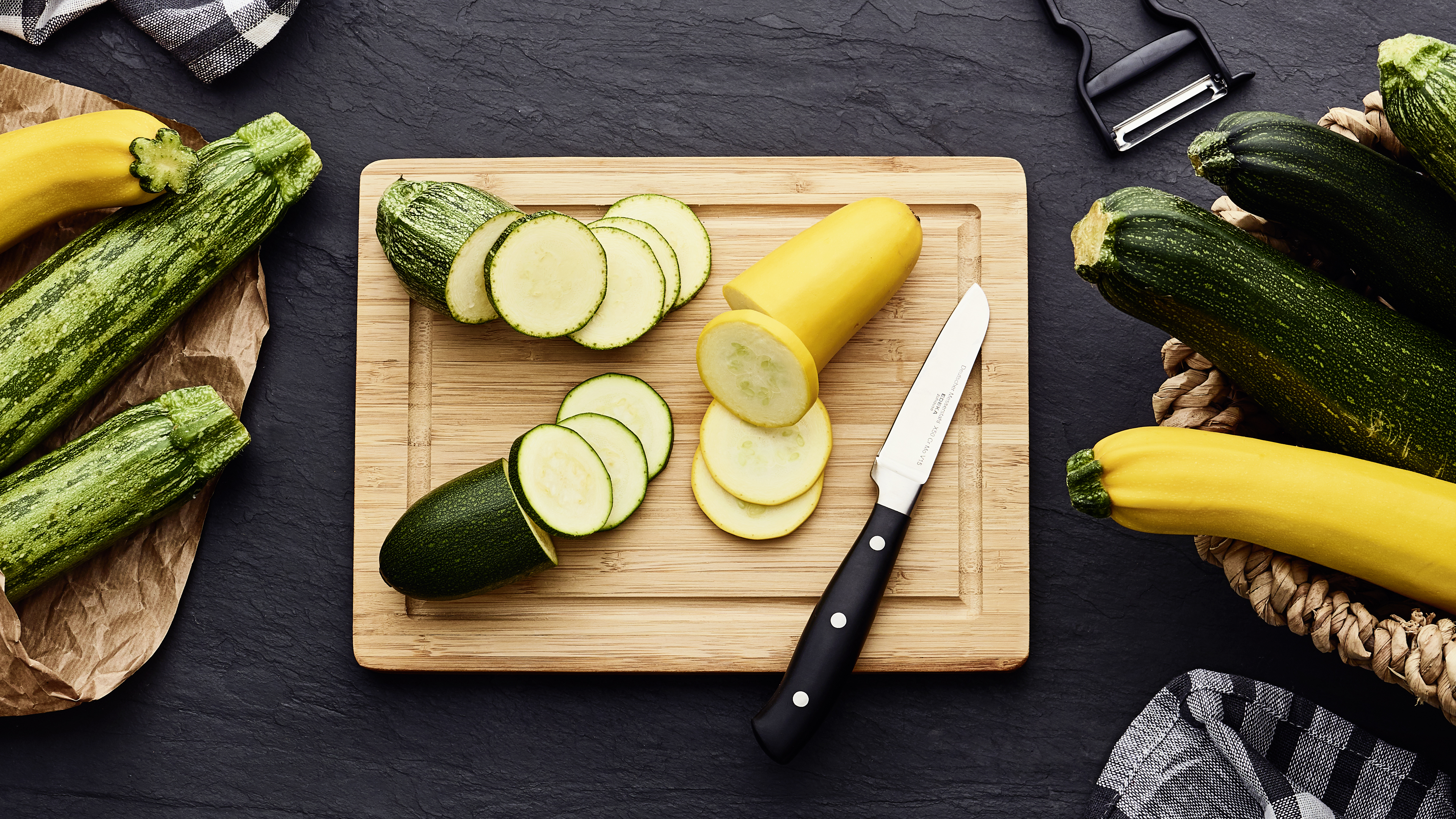 Zucchini kommen ursprünglich aus Nord- und Mittelamerika. 