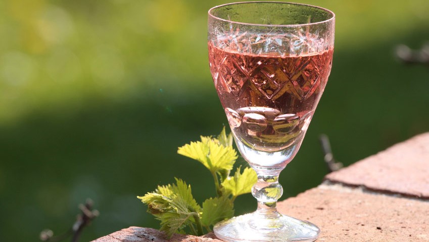 Roséwein wird wie Weißwein gekühlt genossen.