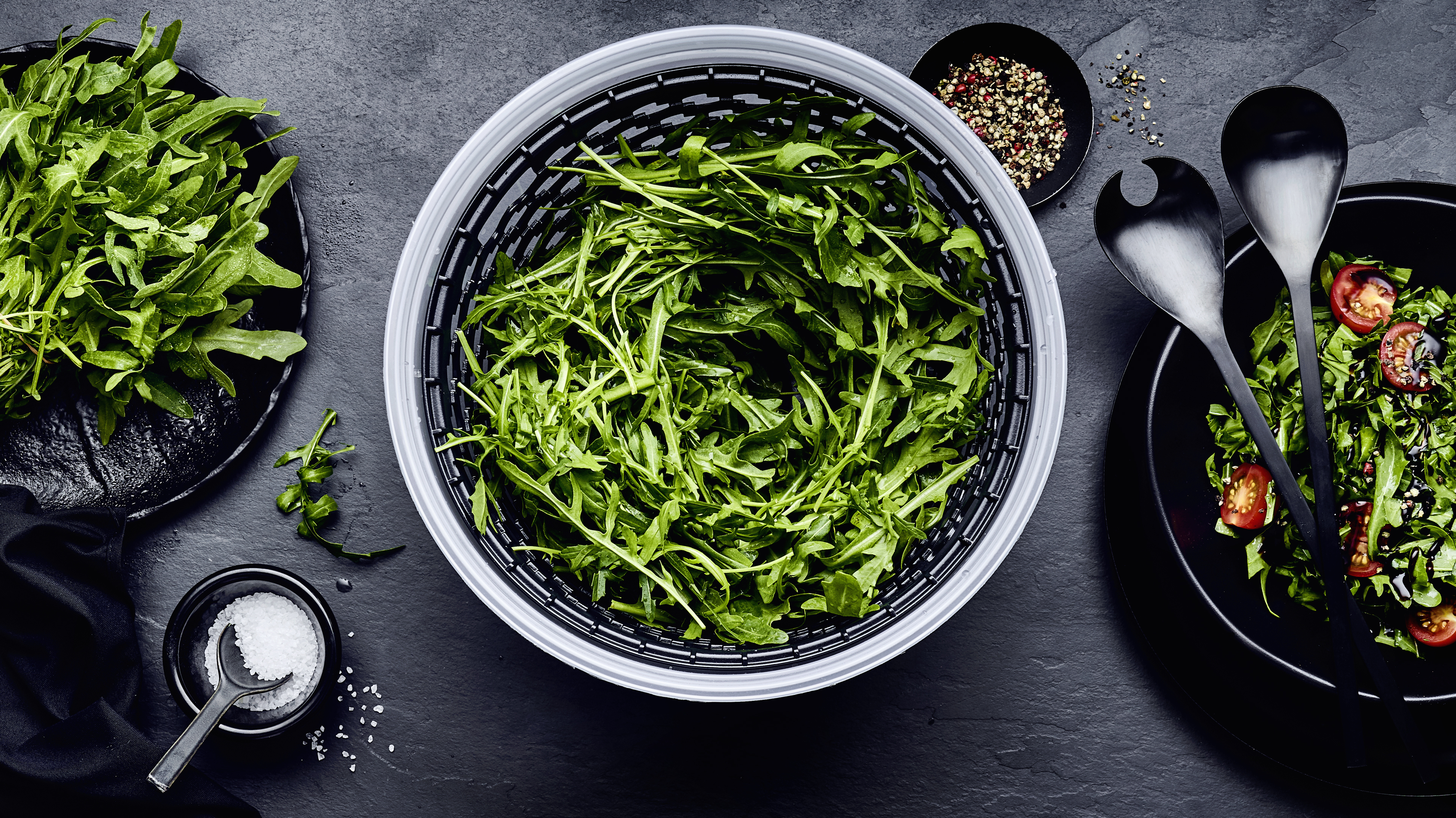 Rucola ist auch als Rauke bekannt. 