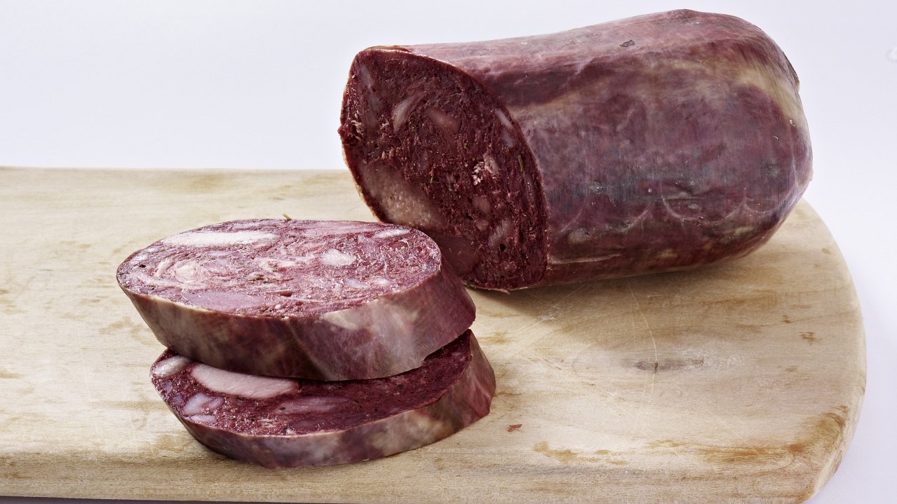 Blutwurst in eine sehr alte Wurstsorte. 
