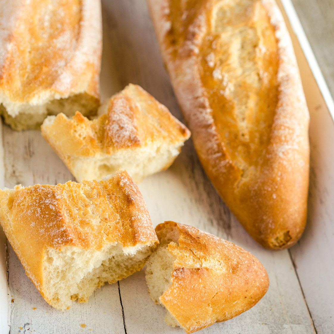 Französisches Stangenweißbrot