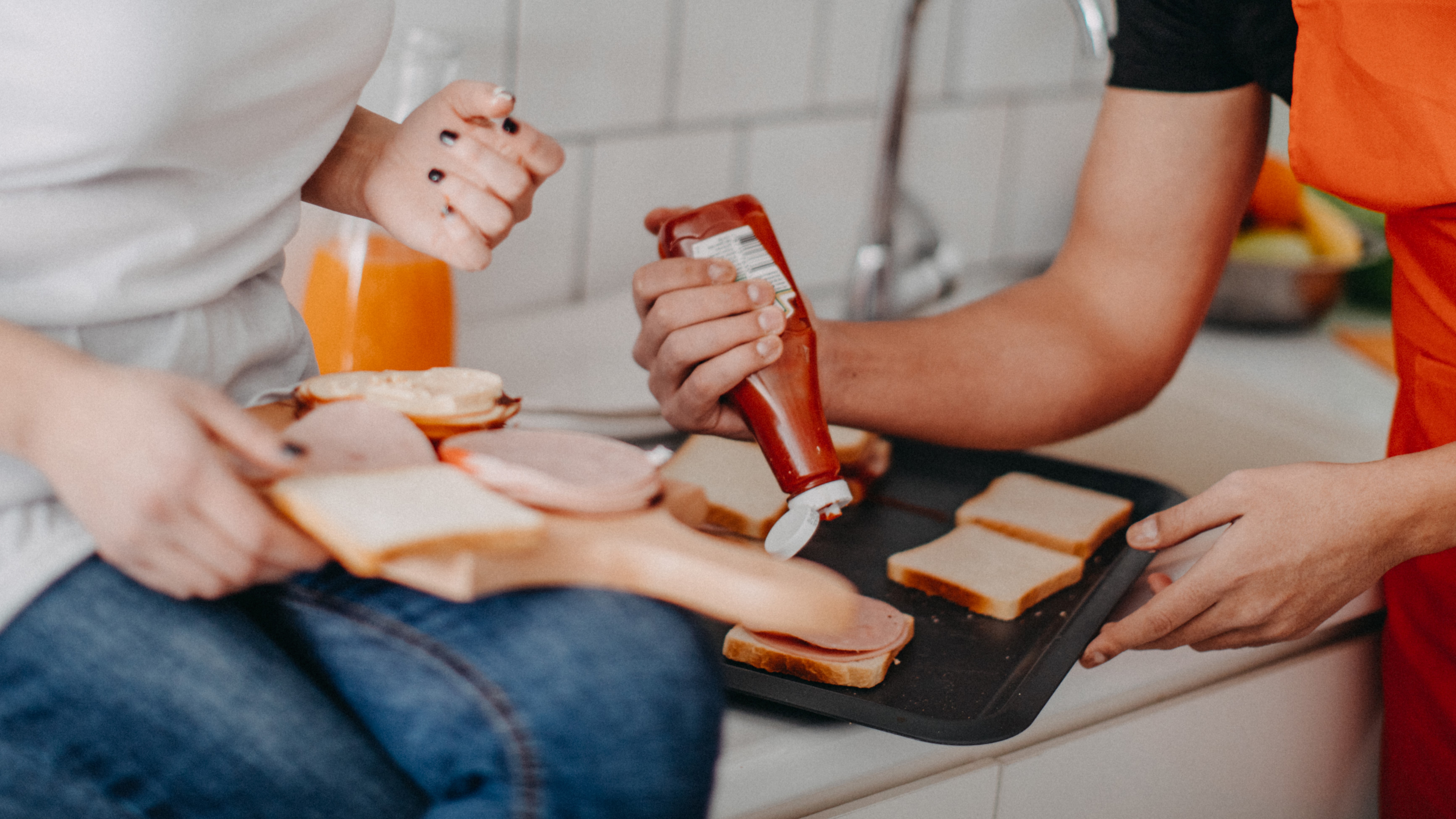 Versteckte Zucker in Tomatenketchup Anwendung