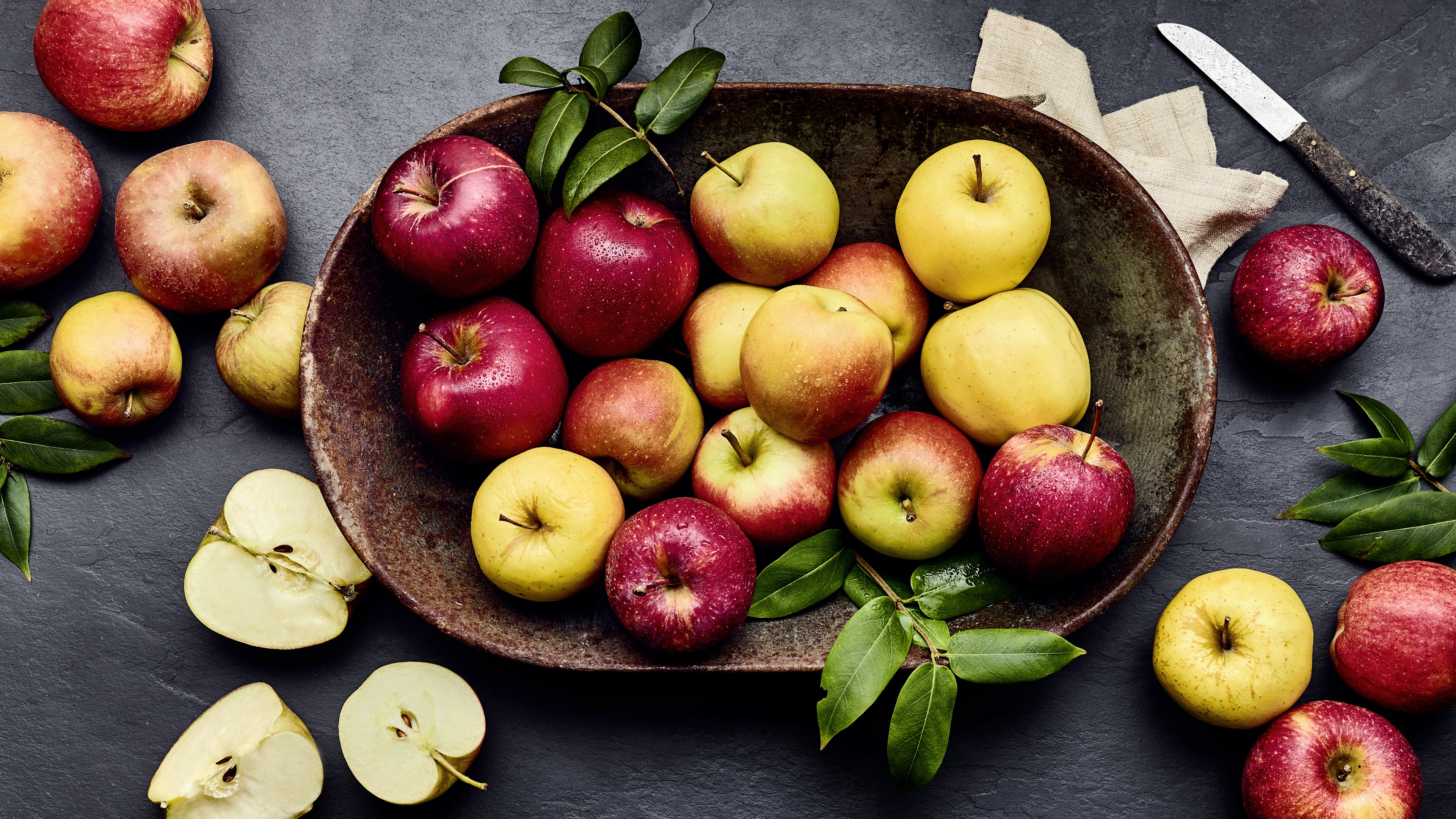 Äpfel gibt es in unzähligen Farben und Geschmäckern. 